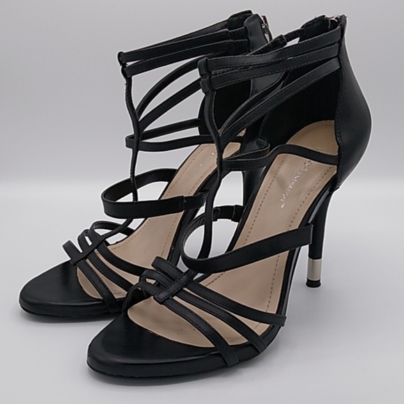 BCBGeneration Iliana Leather Heeled Sandals - Size 8.5 - Picture 1 of 16